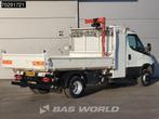 Iveco Daily 70C18 3.0L Open Laadbak 500KG Kraan Kraanwagen O, Auto's, Bestelauto's, Stof, Gebruikt, Euro 6, 4 cilinders