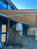 2x Elektrische zonwering JM Mado - 4.93m breed, Gebruikt, 450 cm of meer, Elektrisch, Ophalen of Verzenden