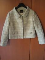 Prachtig exclusief creme jasje NATAN COLLECTION 44 snazzeys, Kleding | Dames, Verzenden, Beige, Maat 42/44 (L), Nieuw