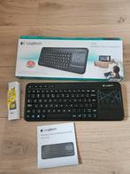 Logitech K400r Wireless Touch Keyboard, Gebruikt, Multimediatoetsen, Logitech, Ophalen of Verzenden