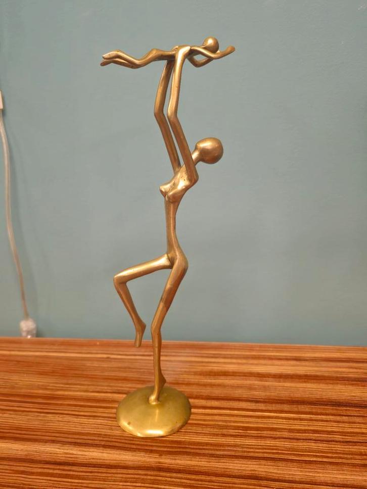 Vintage Messing Moeder En Kind Baby Vrouw, Antiek en Kunst, Kunst | Designobjecten, Ophalen of Verzenden