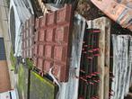 Rubbertegels 61m2 per m2 €10, Tuin en Terras, Tegels en Klinkers, Ophalen of Verzenden, Gebruikt, Rubber, Klinkers