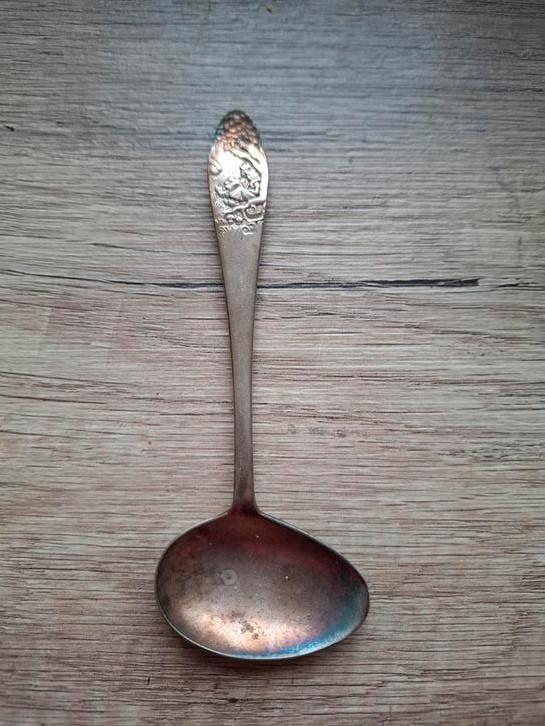 Antieke vintage oud verzilverd souvenir souvenirllepel, Antiek en Kunst, Antiek | Bestek, Ophalen of Verzenden