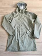 HEMA licht grijze dames regenjas rain coat regen jas maat S, HEMA, Grijs, Zo goed als nieuw, Maat 36 (S)