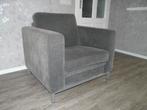 Stoere fauteuil - kleur grijs, Ophalen, Gebruikt, 75 tot 100 cm, Stof