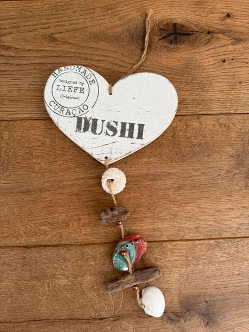 Handgemaakte Wanddecoratie Hart Dushi, Huis en Inrichting, Woonaccessoires | Overige, Nieuw, Ophalen of Verzenden