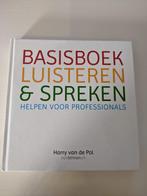 Basisboek luisteren & spreken, Boeken, Ophalen of Verzenden, Zo goed als nieuw, Harry van de Pol