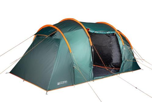 ACAMP LUCCA 4 persoons Vìs-à-Vìs FAMILIETENT Groen, Caravans en Kamperen, Tenten, tot en met 4, Nieuw, Ophalen of Verzenden