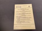Instructie kaart AN/GRA-6 radio, Verzamelen, Ophalen of Verzenden, Landmacht, Nederland