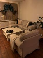 Ektorp Chaise Longue + Fauteuil - Comfortabel en Stijlvol, Ophalen, Gebruikt, Stof, 125 cm of meer