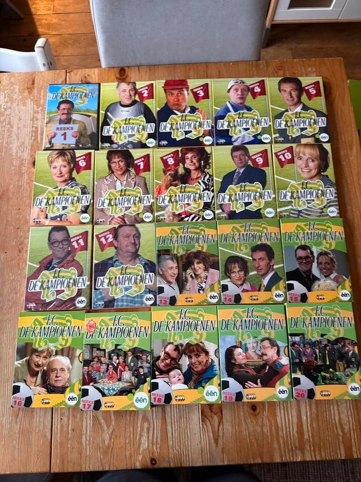 F.C. De Kampioenen - Complete Collectie Reeks 1-20 dvd, Cd's en Dvd's, Dvd's | Tv en Series, Zo goed als nieuw, Komedie, Boxset