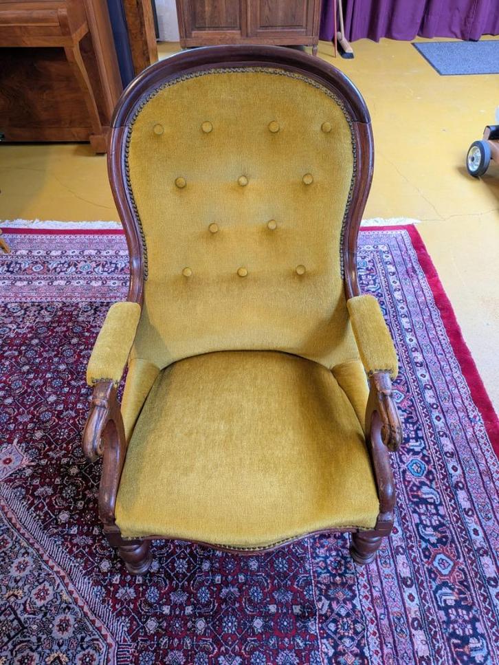 Antieke goudkleurige zetels, Antiek en Kunst, Antiek | Meubels | Stoelen en Banken, Ophalen