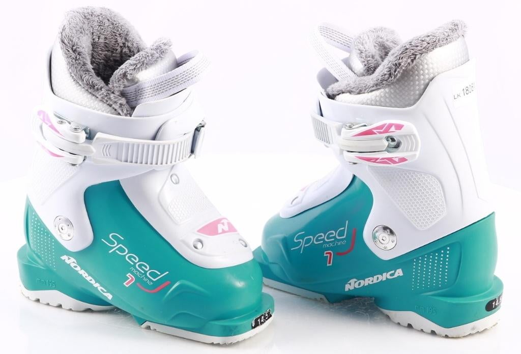 27 28 EU kinder skischoenen NORDICA SPEEDMACHINE, Gebruikt, 100 tot 140 cm, Schoenen, Ophalen of Verzenden