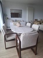 Prachtige vintage Rosendhal Hombre stoelen set van 6, Huis en Inrichting, Ophalen, Zo goed als nieuw, Bruin