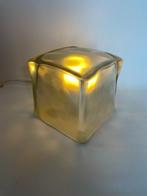 IKEA Iviken iceCube ijsblokje lamp jaren '90 vintage, Gebruikt, Ophalen of Verzenden, Minimalistisch, Glas