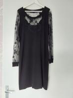 Claudia Sträter maat 40 zwarte jurk kant lange mouwen, Maat 38/40 (M), Verzenden, Zwart, Zo goed als nieuw