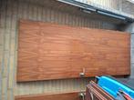 Bruine houten binnendeur te koop, Ophalen, Gebruikt, 80 tot 100 cm, Binnendeur