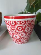 Gloednieuwe GreenGate latte cup Selma red nu 12,50 euro, Nieuw, Glas, Overige stijlen, Ophalen of Verzenden