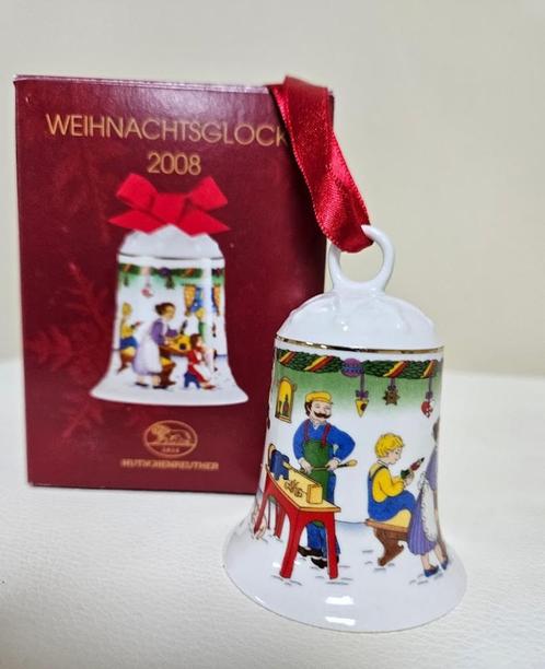 Hutschenreuther kerstklok 2008 porcelein klokje Kerst, Diversen, Kerst, Zo goed als nieuw, Ophalen of Verzenden