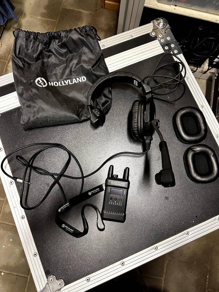 Hollyland Dynamic Single-Ear Headset inclusief T1000, Audio, Tv en Foto, Koptelefoons, Zo goed als nieuw, Over oor (circumaural)