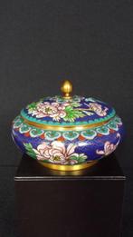 Cloissonné DEKSELPOTJE, Chinees Handwerk, Geëmaïlleerd POTJE, Ophalen of Verzenden