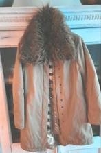 Zandkleurige katoenen parka jas van Easy Comfort 44-46, Verzenden, Beige, Maat 42/44 (L), Zo goed als nieuw