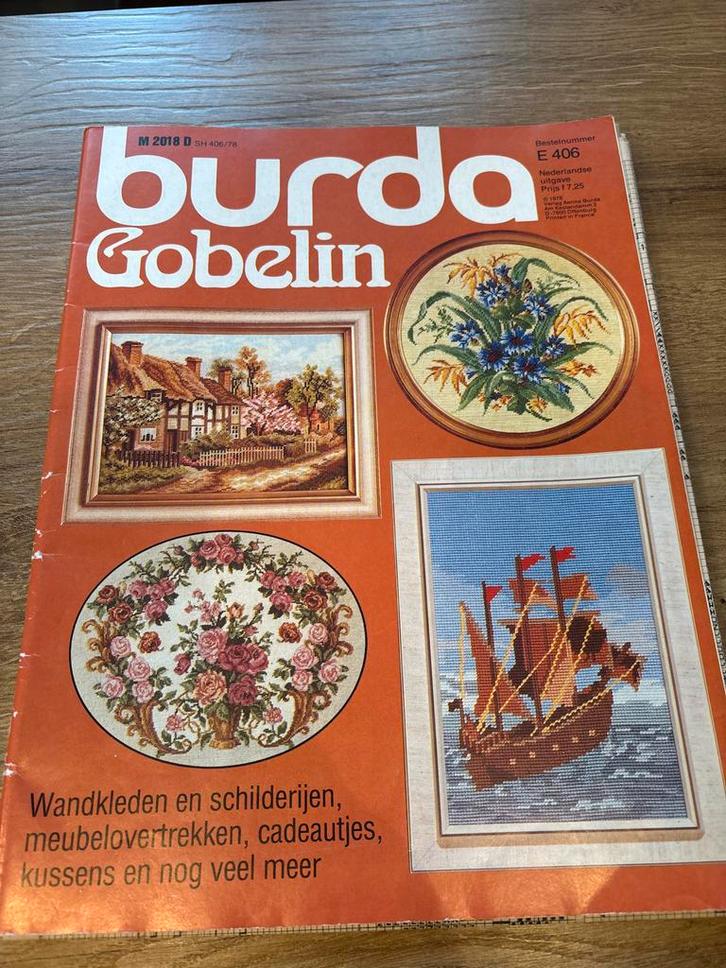 Burda Gobelin - 1978, Hobby en Vrije tijd, Borduren en Borduurmachines, Gebruikt, Patroon, Handborduren, Ophalen of Verzenden