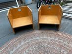 Rolf kleuterstoeltjes - Set van 2, Huis en Inrichting, Stoelen, Ophalen, Gebruikt, Twee, Bruin