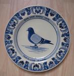 Delftsblauw bord met duif, Antiek en Kunst, Ophalen