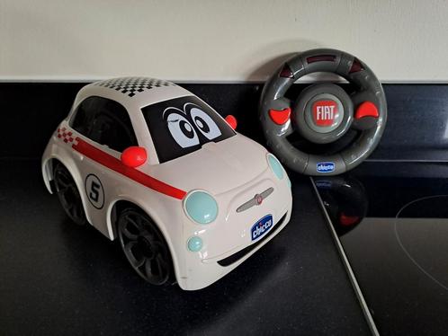 Chicco RC Fiat 500 - ZGAN, Kinderen en Baby's, Speelgoed | Speelgoedvoertuigen, Zo goed als nieuw, Afstandsbediening, Ophalen