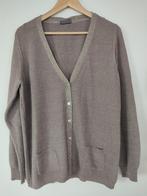 Yessica vest - Lila/Taupe met glinster - XL, Bruin, Yessica, Maat 46/48 (XL) of groter, Nieuw