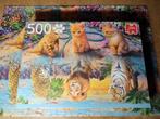 Jumbo puzzel 500 stukjes, Ophalen of Verzenden, 500 t/m 1500 stukjes, Zo goed als nieuw, Legpuzzel