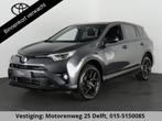 Toyota RAV4 2.5 HYBRID BLACK EDITION AUTOMAAT GARANTIE 6-202, Stof, Gebruikt, Euro 6, Bedrijf
