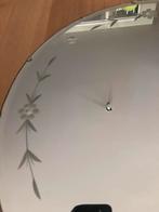 Ronde spiegel antiek bewerkte rand, Huis en Inrichting, Ophalen of Verzenden, Zo goed als nieuw, Glas