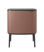 Brabantia Bo Touch Bin  11 + 23 Liter - Satin Taupe, 30 tot 40 liter, Ophalen, Zo goed als nieuw