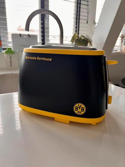 Borussia Dortmund BVB Sound Toaster, Witgoed en Apparatuur, Broodroosters, Zo goed als nieuw, Uitneembare kruimellade, Verzenden