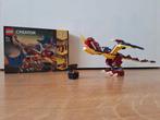 Lego creator 3 in 1 Vuurdraak 31102, Kinderen en Baby's, Speelgoed | Duplo en Lego, Ophalen of Verzenden, Zo goed als nieuw