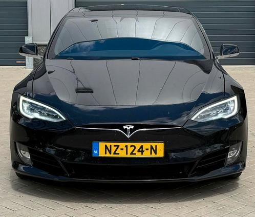 TESLA S MODEL S 75 BASE 320PK BJ2017 FULl OPTIONS Zwart, Auto's, Tesla, Bedrijf, Model S, Elektrisch, Hatchback, Automaat, Origineel Nederlands