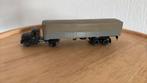 BREKINA MAGIRUS DEUTZ MET OPLEGGER. HO 1:87, Hobby en Vrije tijd, Ophalen of Verzenden, Zo goed als nieuw