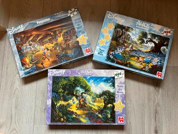 Disney Puzzel Tom du Bois Pinocchio Alice sneeuwwitje beschikbaar voor biedingen