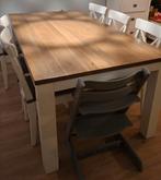 Eettafel en 2x salontafel richmond, Huis en Inrichting, Tafels | Eettafels, Ophalen, Gebruikt, Eikenhout, 50 tot 100 cm