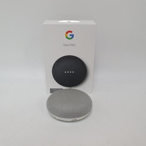 Google Nest Mini 2e Generatie Compleet in Doos Nette Staat, Audio, Tv en Foto, Luidsprekers, Zo goed als nieuw, Overige typen