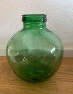 Viresa vintage grote groene bolvaas jaren 50, Ophalen of Verzenden