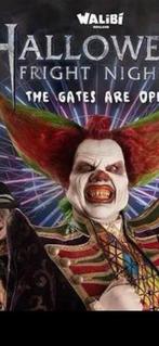 2 kaartjes walibi fright night 2 november, Tickets en Kaartjes
