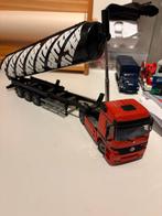 Te koop mercedes vrachtwagen met bulktrailer, Hobby en Vrije tijd, Modelauto's | 1:50, Ophalen of Verzenden, Zo goed als nieuw