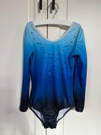 Turnpakje blauw maat 134/140, Sport en Fitness, Turnen, Blauw, Zo goed als nieuw, Turnpak(je), Kindermaat 122 t/m 140