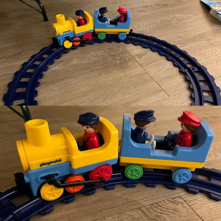 Playmobil Treinset - Uren Speelplezier!, Kinderen en Baby's, Speelgoed | Overig, Gebruikt, Jongen of Meisje, Ophalen of Verzenden