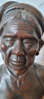 Buste brons ? vrouw vietnam azie indochina asia oud tokinese, Antiek en Kunst, Ophalen of Verzenden
