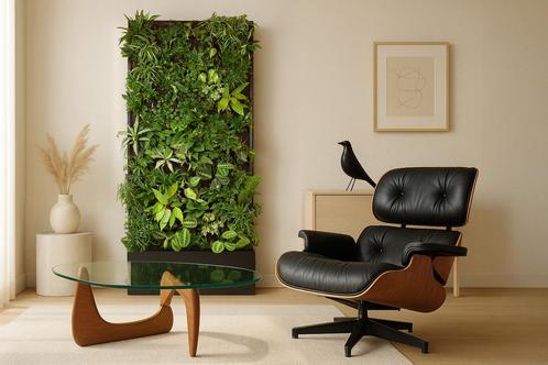 90 planten incl. zelfbewaterend systeem en licht, Tuin en Terras, Bloembakken en Plantenbakken, Nieuw, Hout, Binnen, Rond, Ophalen of Verzenden