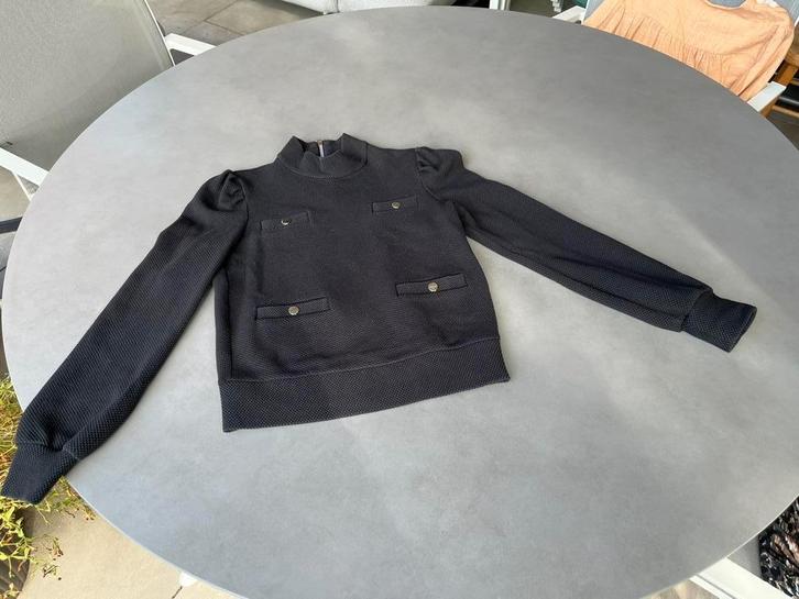 Zwart Vanilia truitje, maat 34, Kleding | Dames, Truien en Vesten, Zo goed als nieuw, Maat 34 (XS) of kleiner, Zwart, Verzenden
